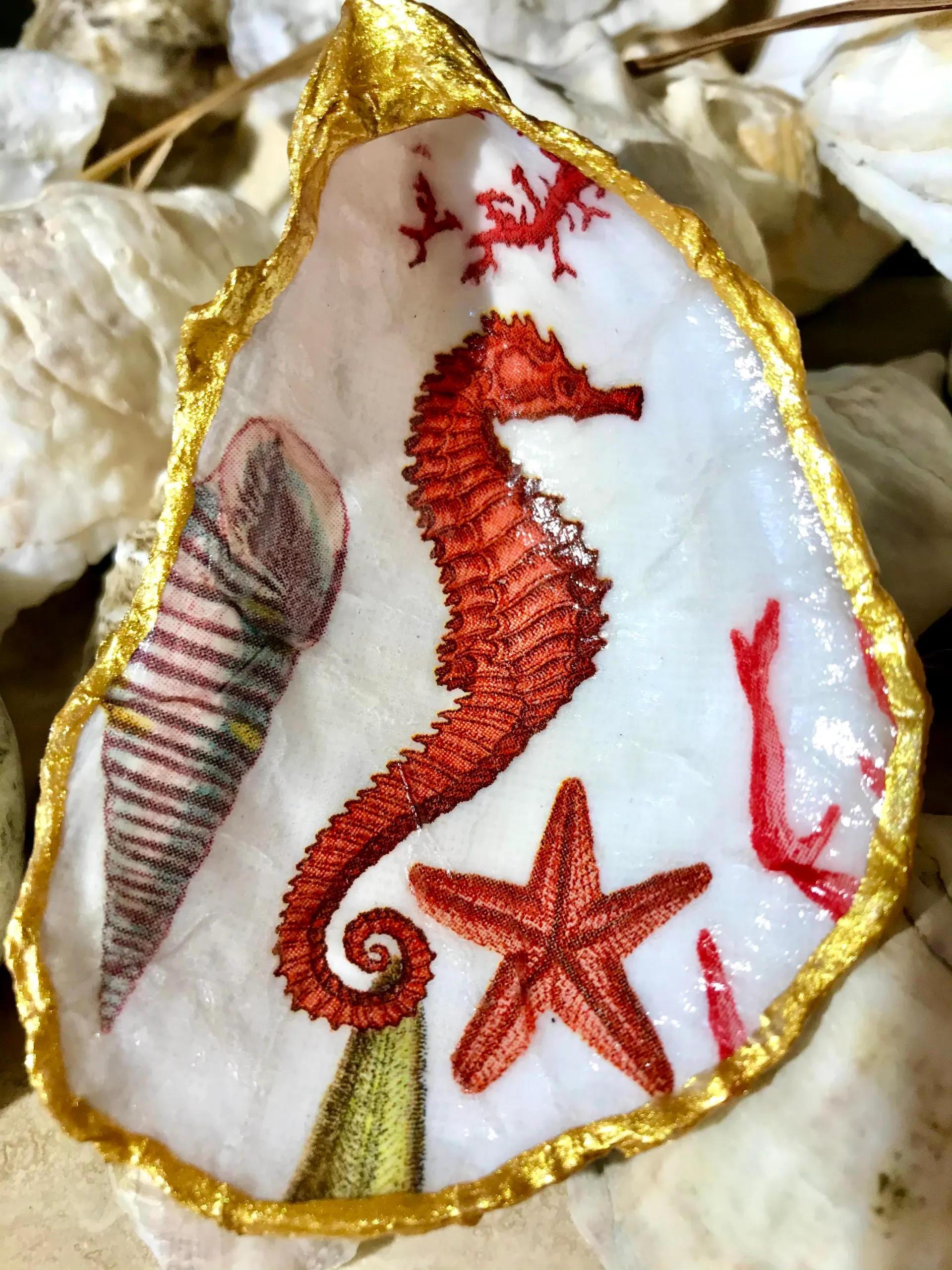 Trinket Dish the Red Coral Collection