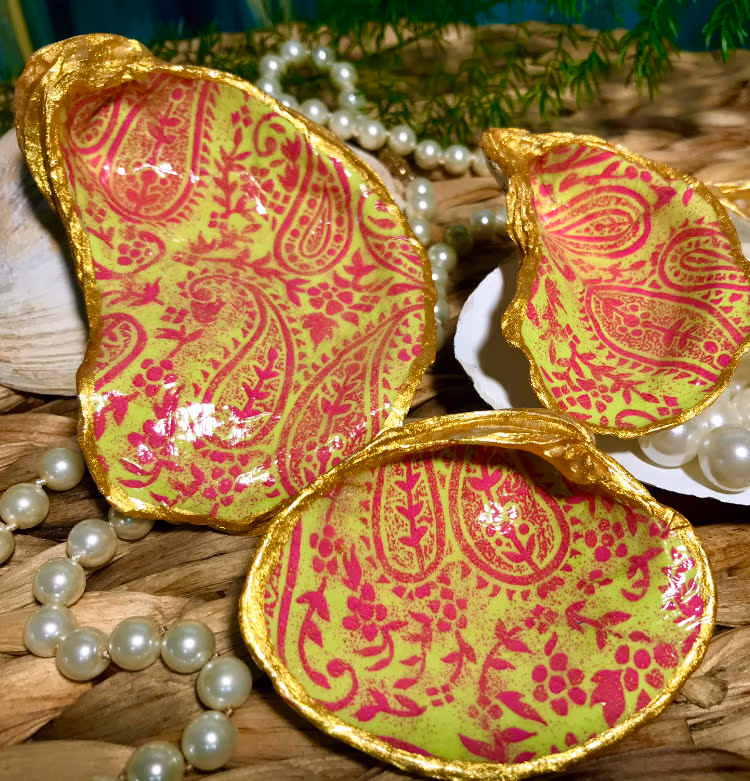 Trinket Dish Boho Paisley